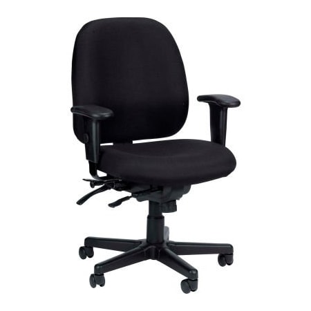 Raynor Marketing Eurotech 4X4 Task Chair - Black Fabric 498SL-BLK